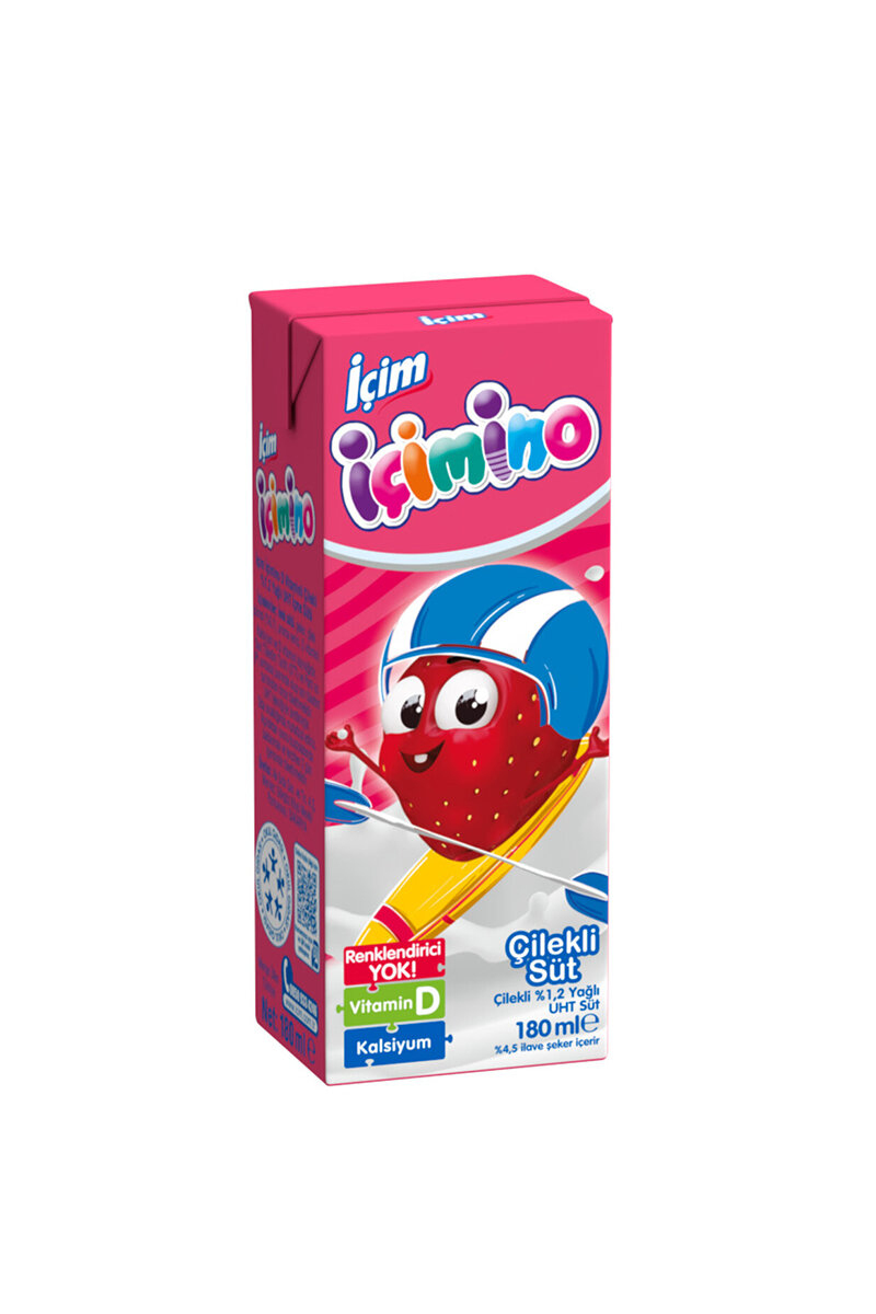 İçim İçimino Çilekli Süt 180 Ml