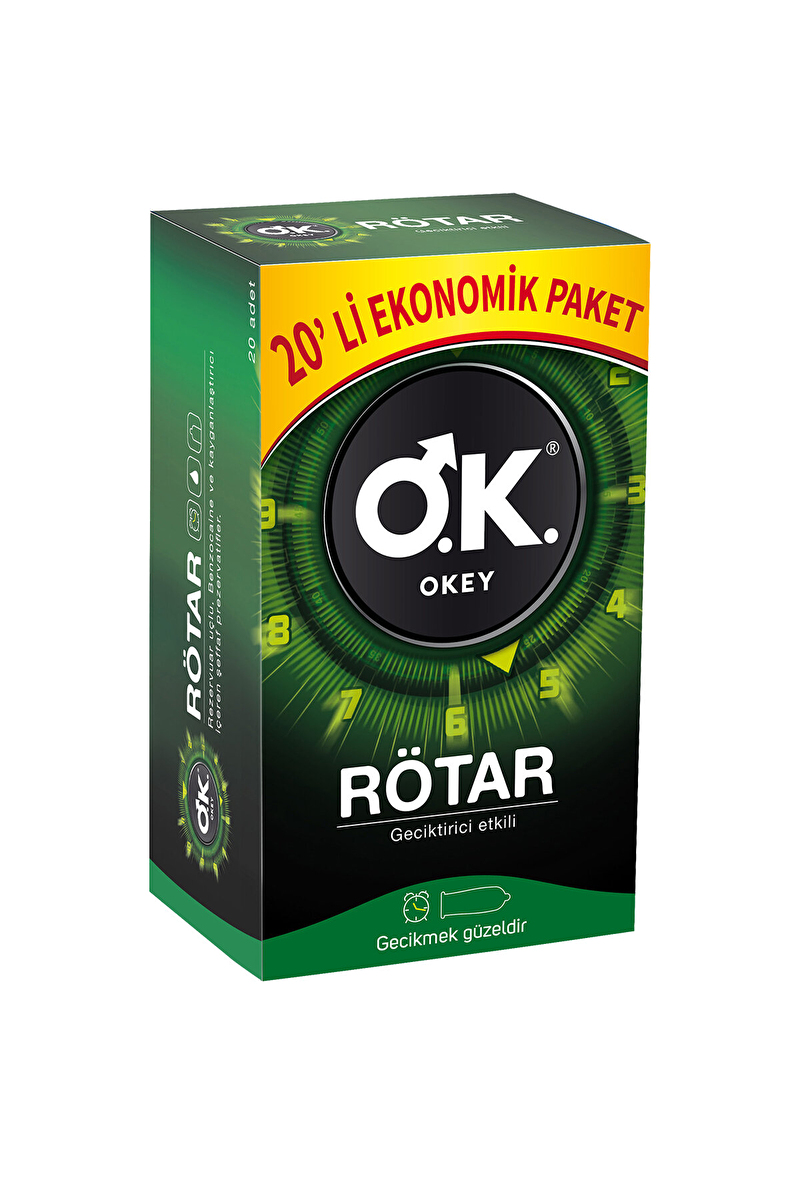 Okey Prezervatif Rötar 20'li