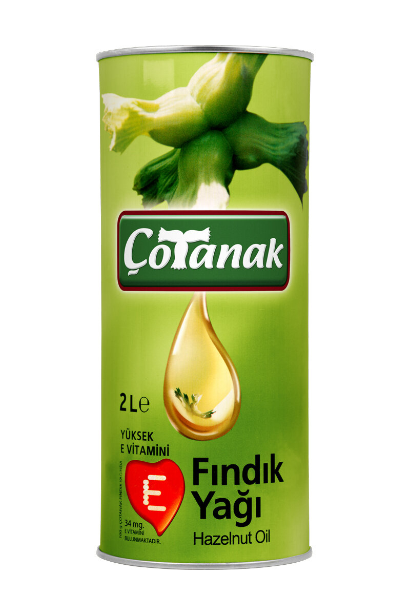 Çotanak Fındık Yağı 2 l Tnk