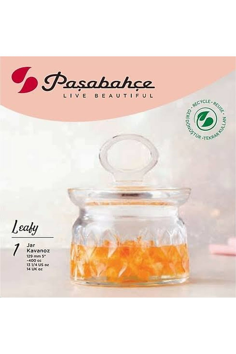 Paşabahçe Leafy Kavanoz 380 cc