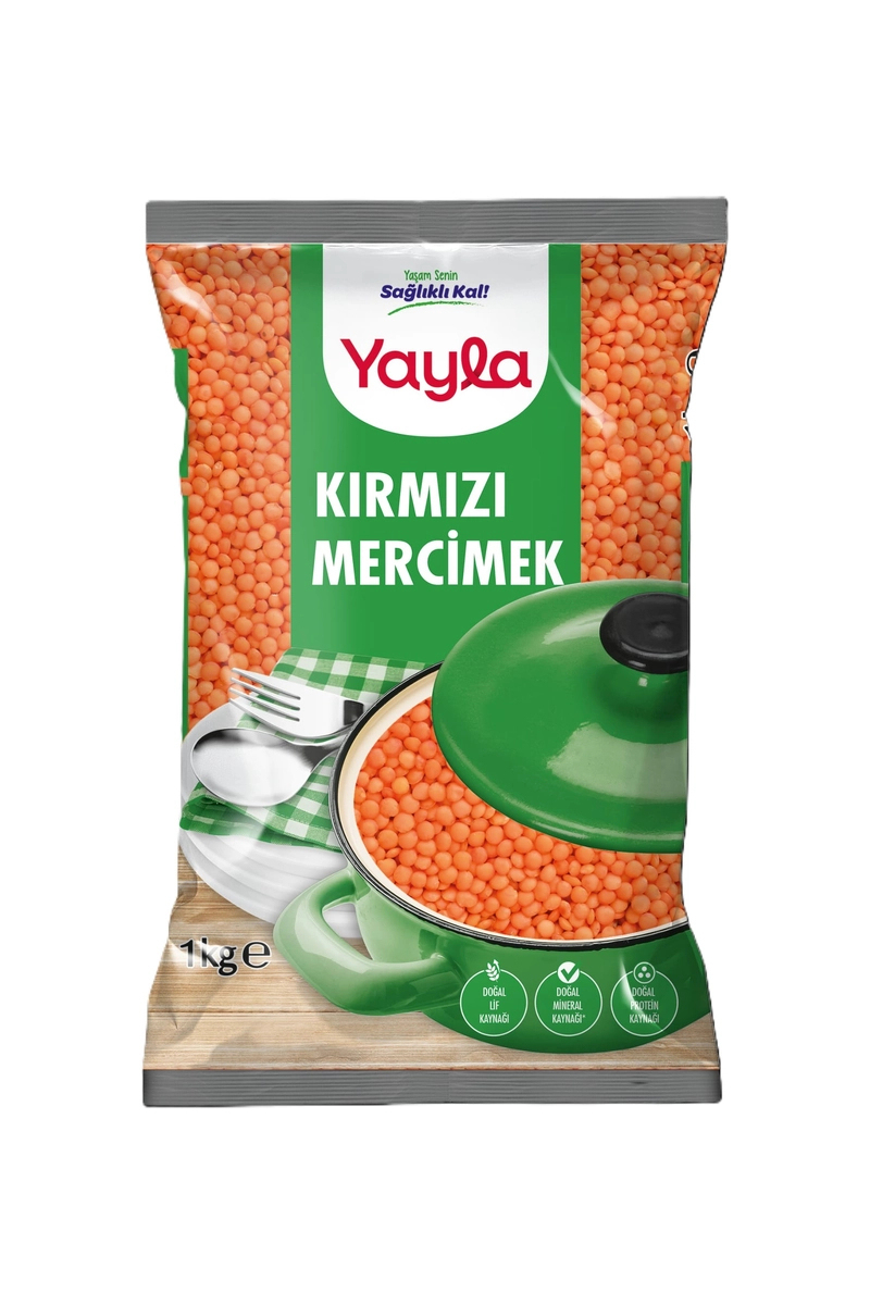 Yayla Kırmızı Mercimek 1 kg