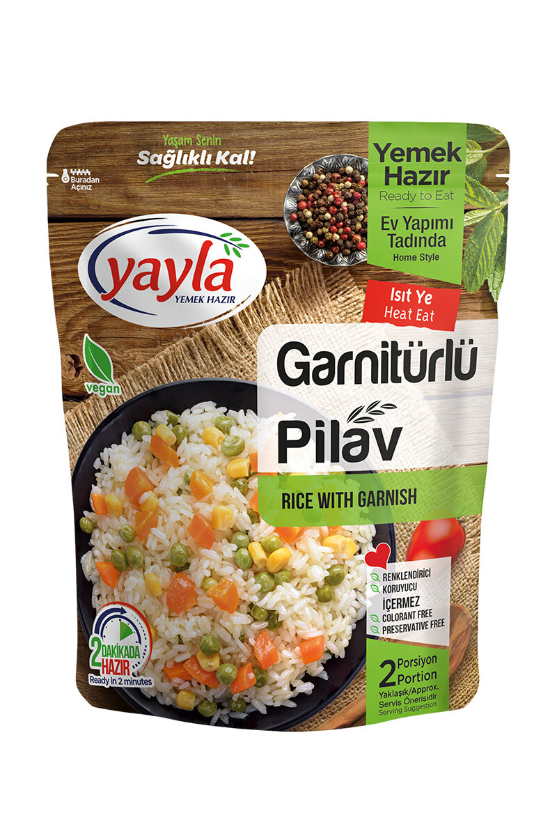 Yayla Garnitürlü Pirinç Pilavı 250 g