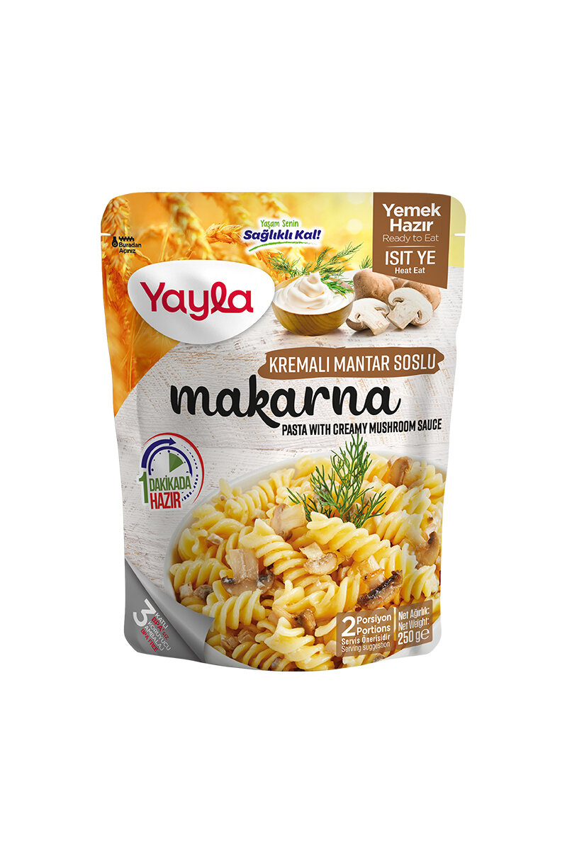 Yayla Kremalı Mantar Soslu Makarna 250 g