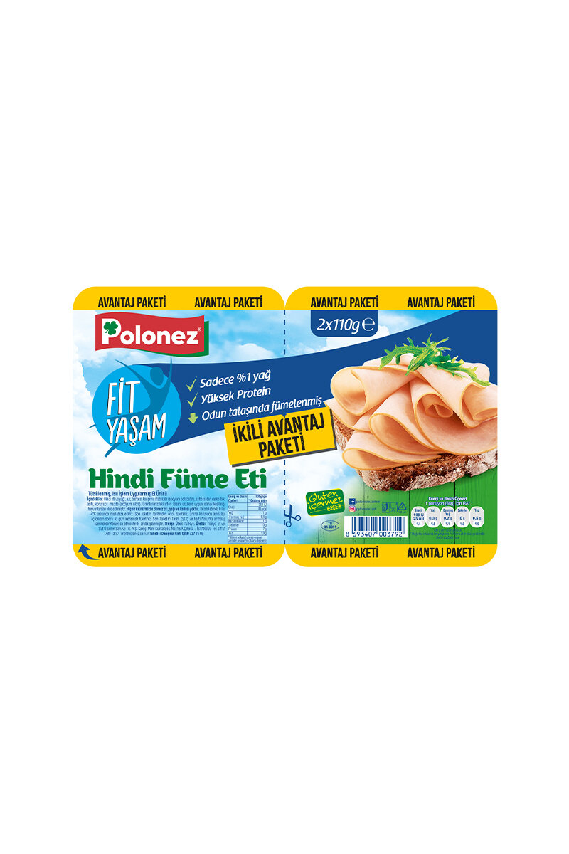 Polonez Hindi Füme 2 x 110 g Avantaj paket