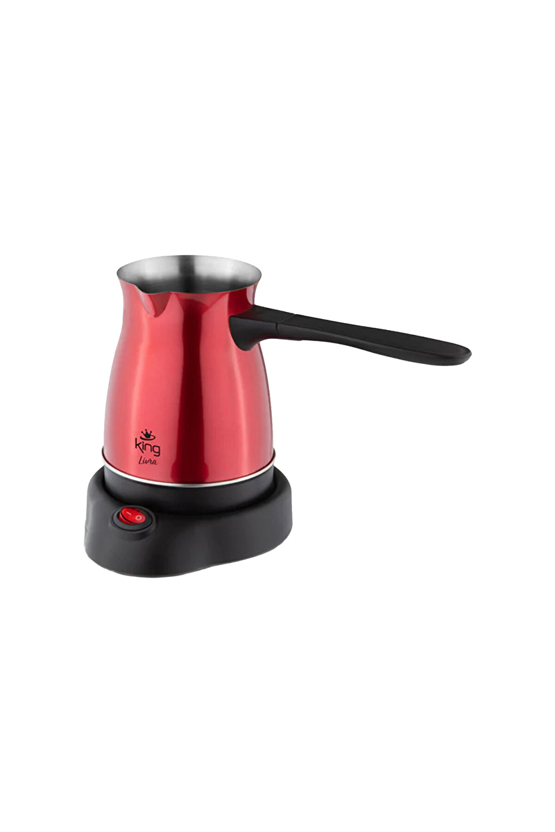 King Livra Türk Kahvesi Makinesi K3104 Kırmızı