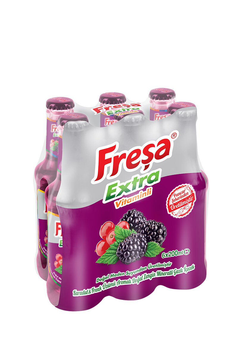 Freşa Karadut Aromalı Gazlı İçecek 6X200 ml