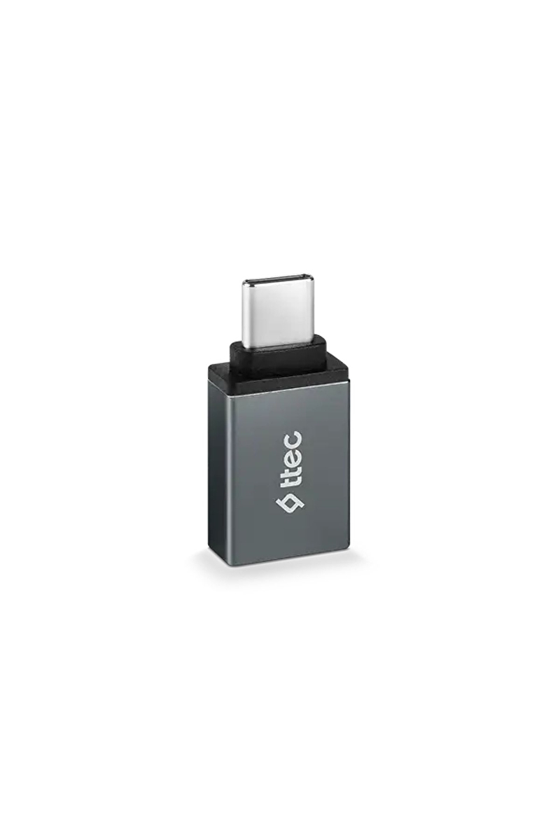 2DK43UG ttec USB-C - USB-A 3.0 OTG Dönüştürücü Adaptör Uzay Grisi