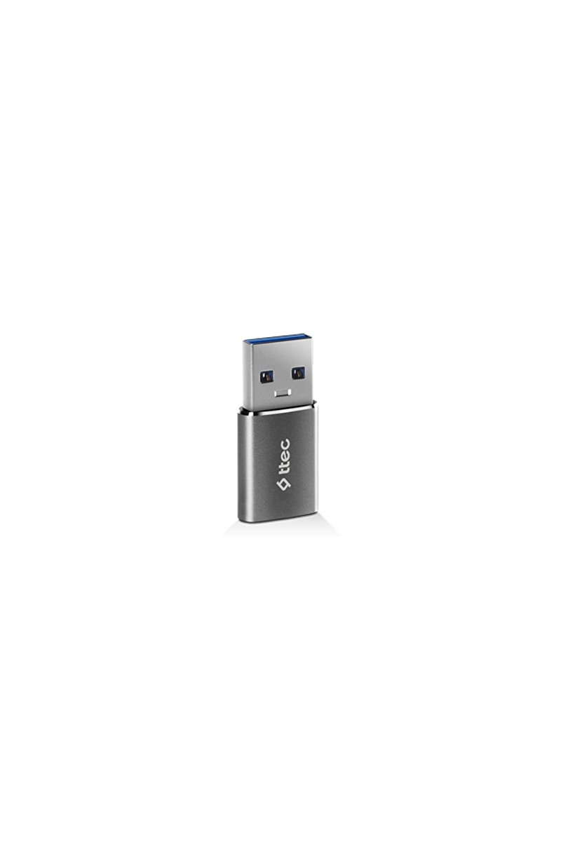 2DK44UG ttec USB-A 3.0 – Type-C OTG Dönüştürücü Adaptör Uzay Grisi
