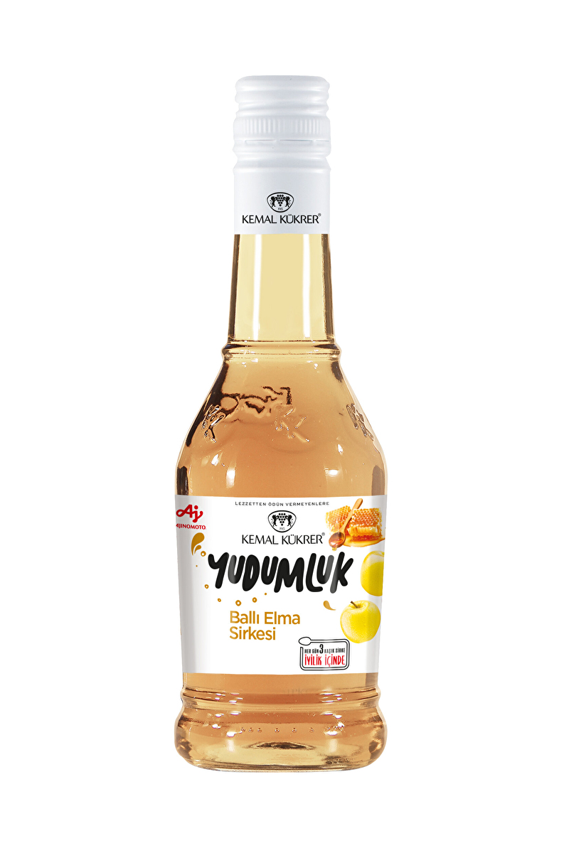 Kemal Kükrer Yudumluk Ballı Elma Sirkesi (Cam) 500 ml