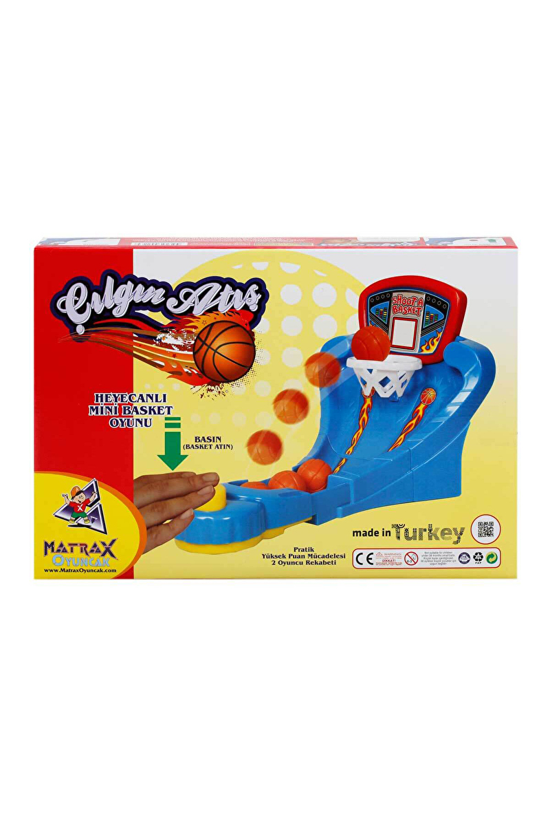 Çılgın Atış Mini Basket Oyunu