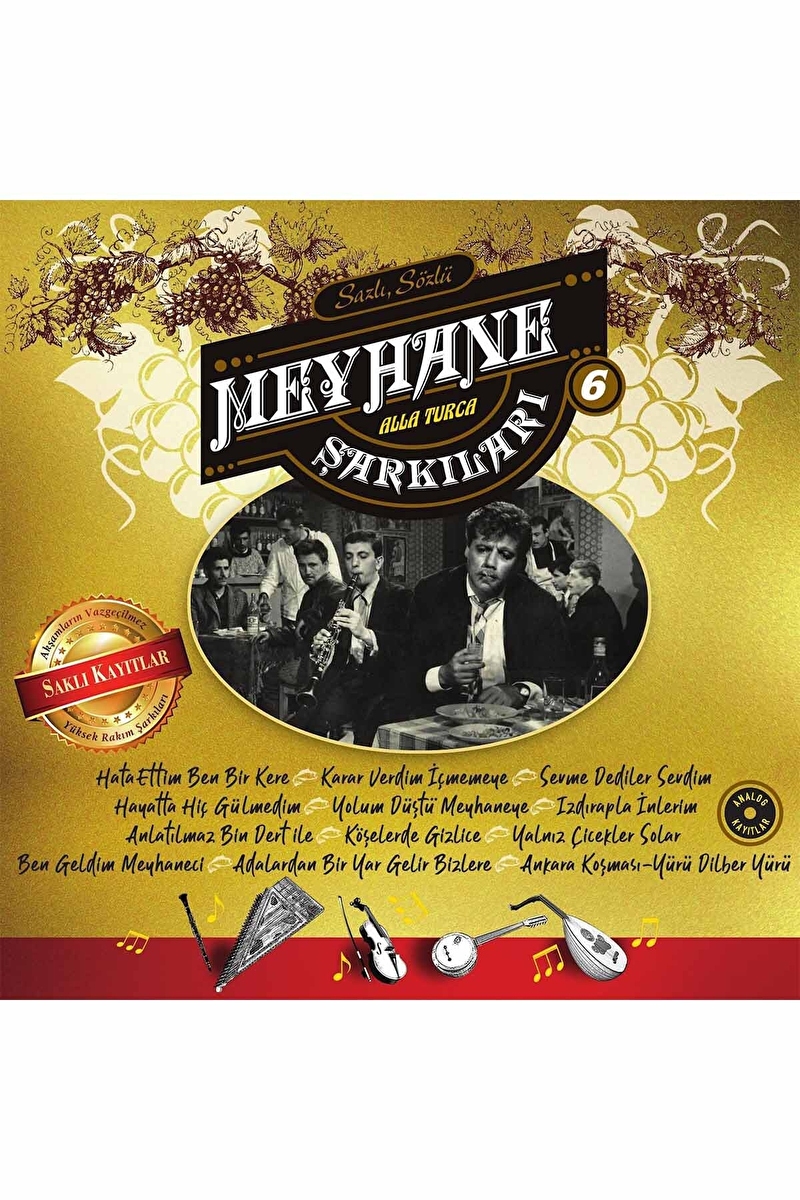 Meyhane Şarkıları 6 - Plak