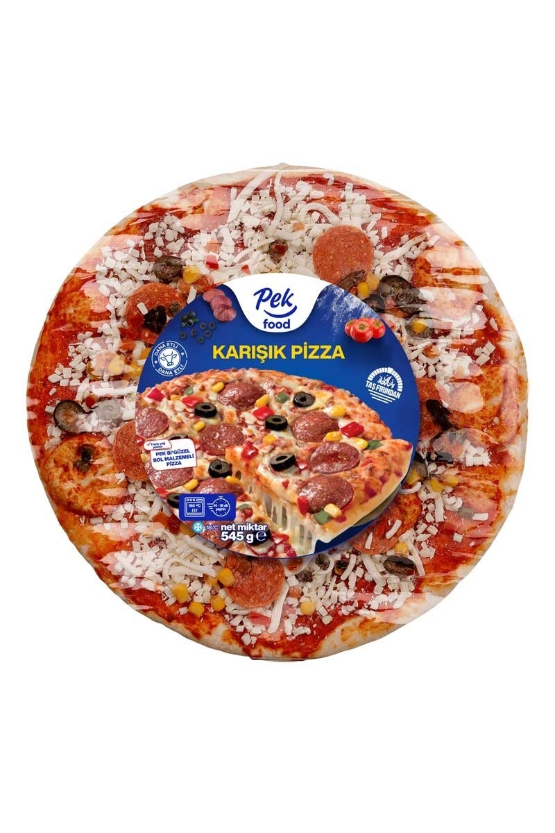 Pek Food Karışık Pizza 545 G ( 28 Cm )