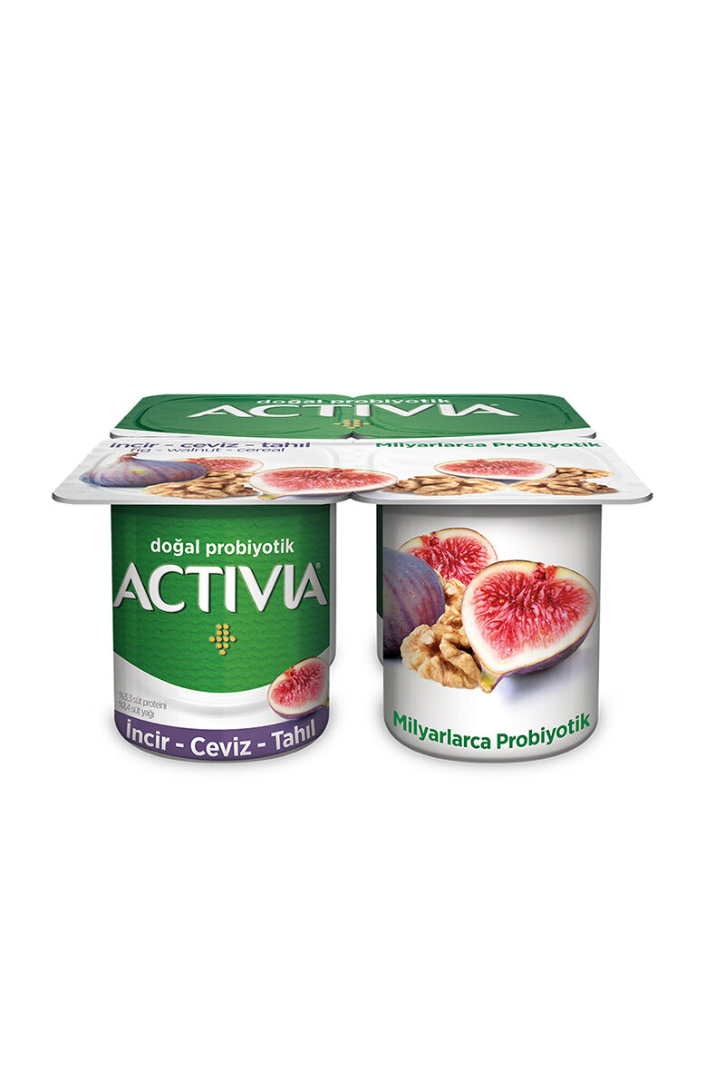 Danone Activia Doğal Probiyotikli İncir&Ceviz&Tahıl Yoğurt 4x100 G