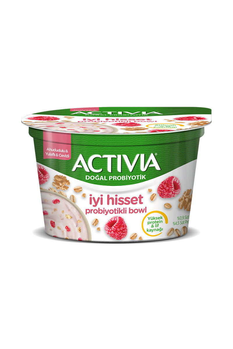 Activia İyi Hisset Probiyotik Bowl Ahududu Yulaf Ceviz 150 G