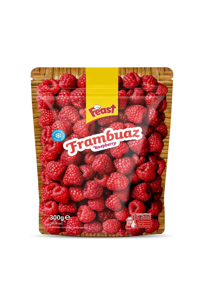 Feast Dondurulmuş Frambuaz 300 G