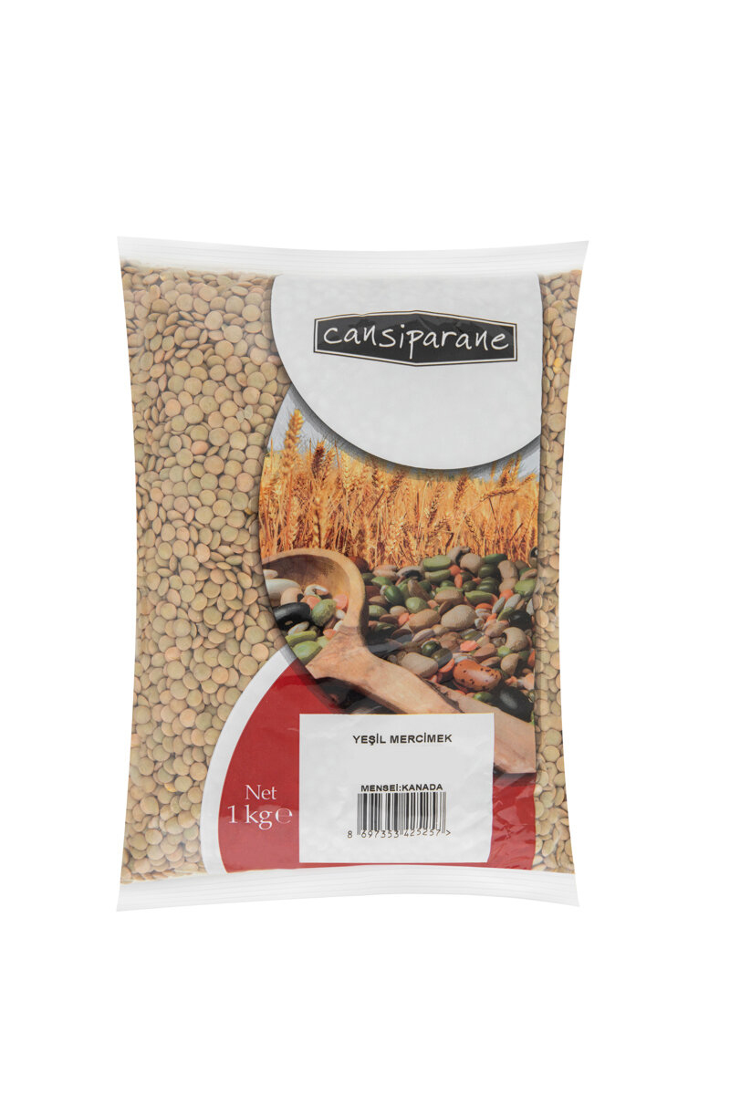 Cansiparane Yeşil Mercimek 1 kg