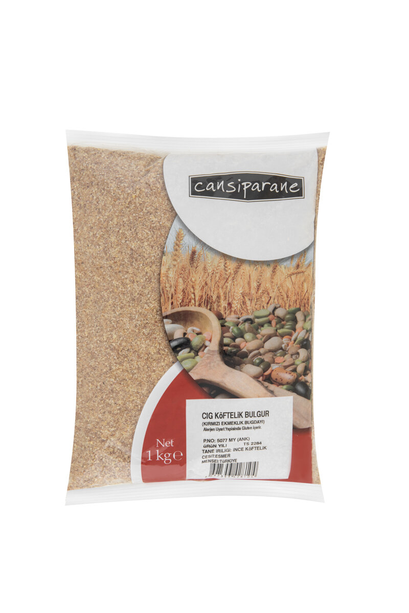 Cansiparane Bulgur 1 kg Çiğ Köftelik
