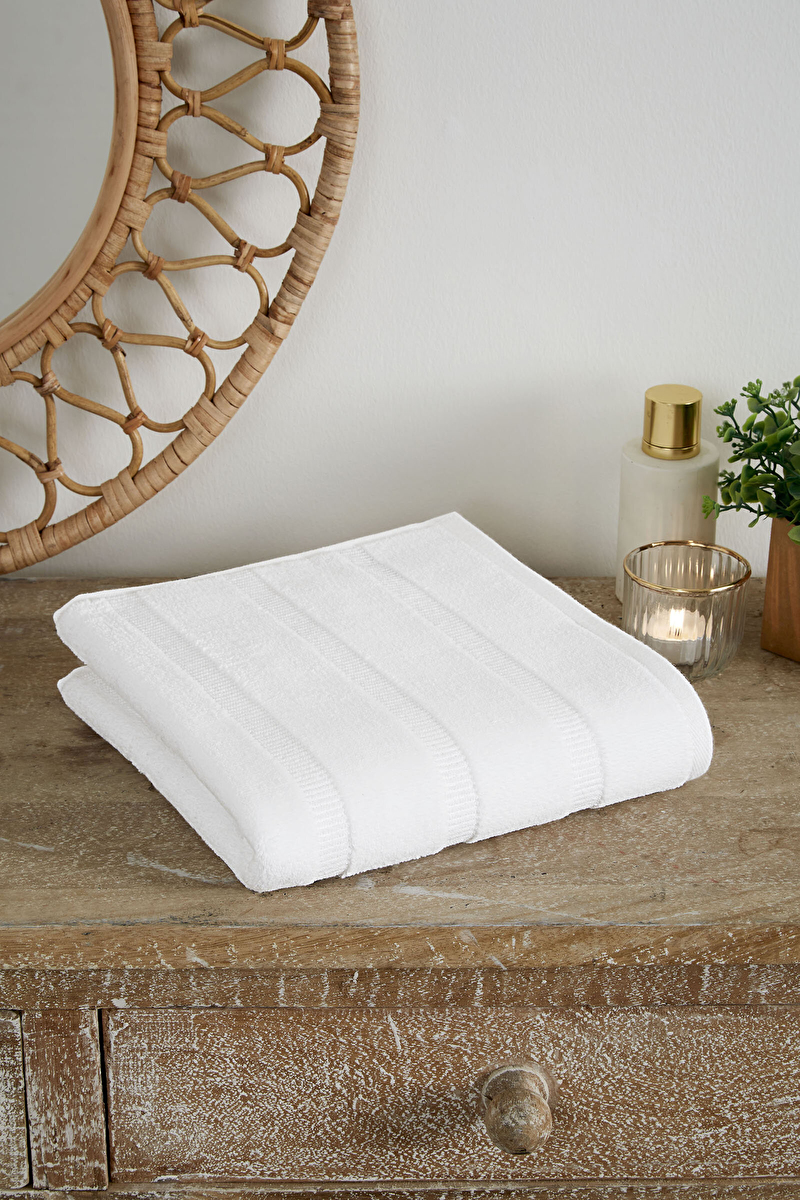 Sadem Organik Stripe El ve Yüz Havlusu 50x90 cm