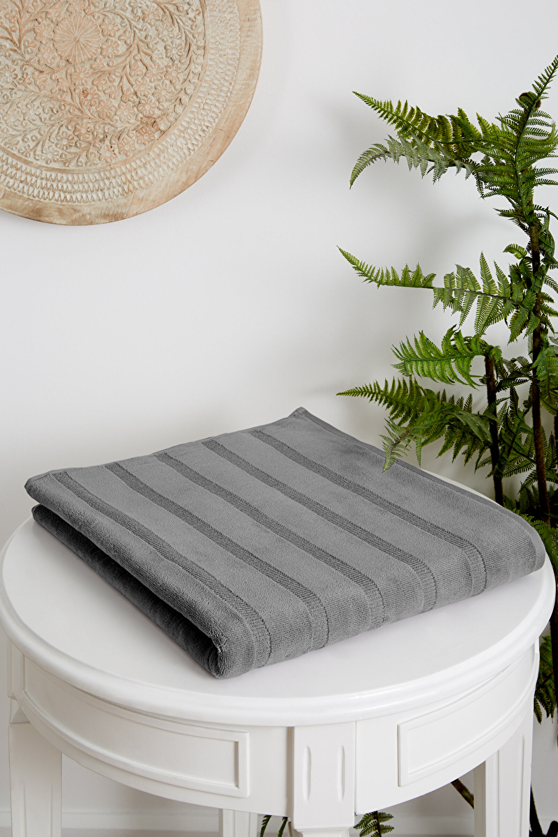 Sadem Organik Stripe Banyo Havlusu 90x150 cm