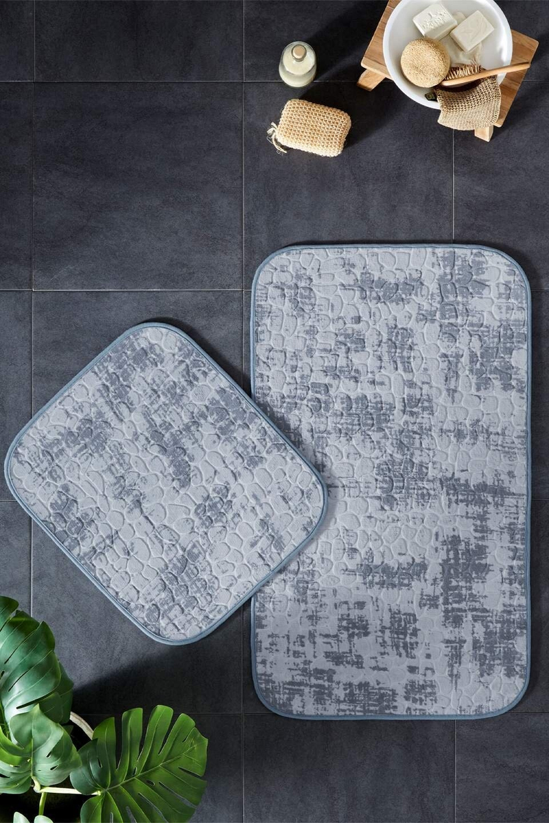 Özdilek Stone 2'li Embos Banyo Paspası