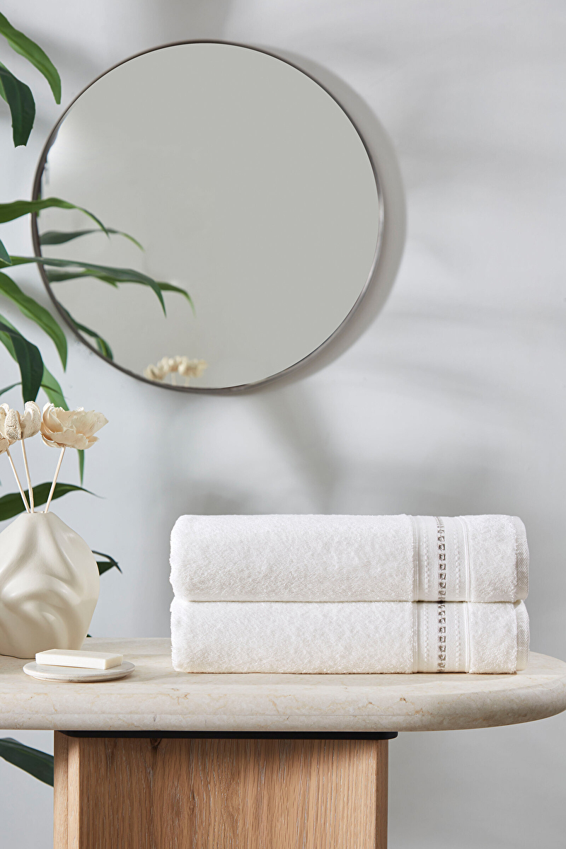 Özdilek Jardin Nakışlı Banyo Havlusu 90x150 cm