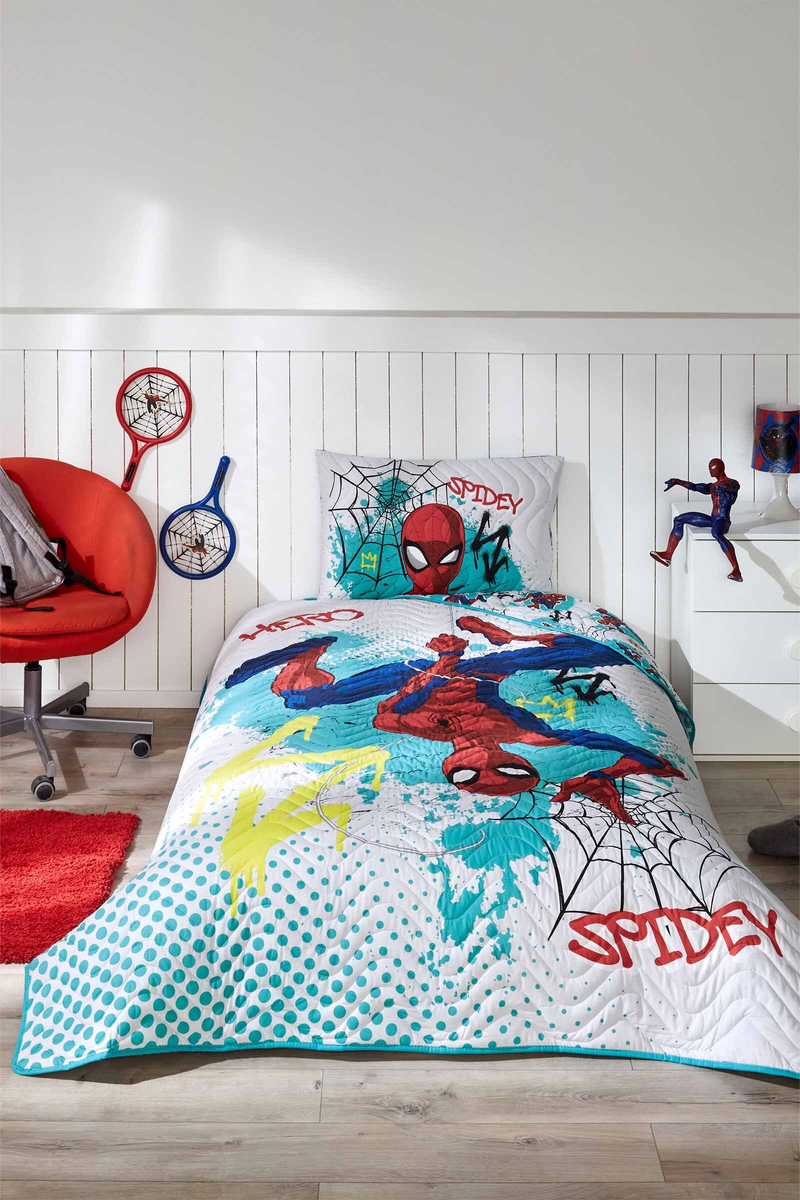 Özdilek Spidey Hero Disney Lisanslı Tek Kişilik Çocuk Yatak Örtüsü Takımı