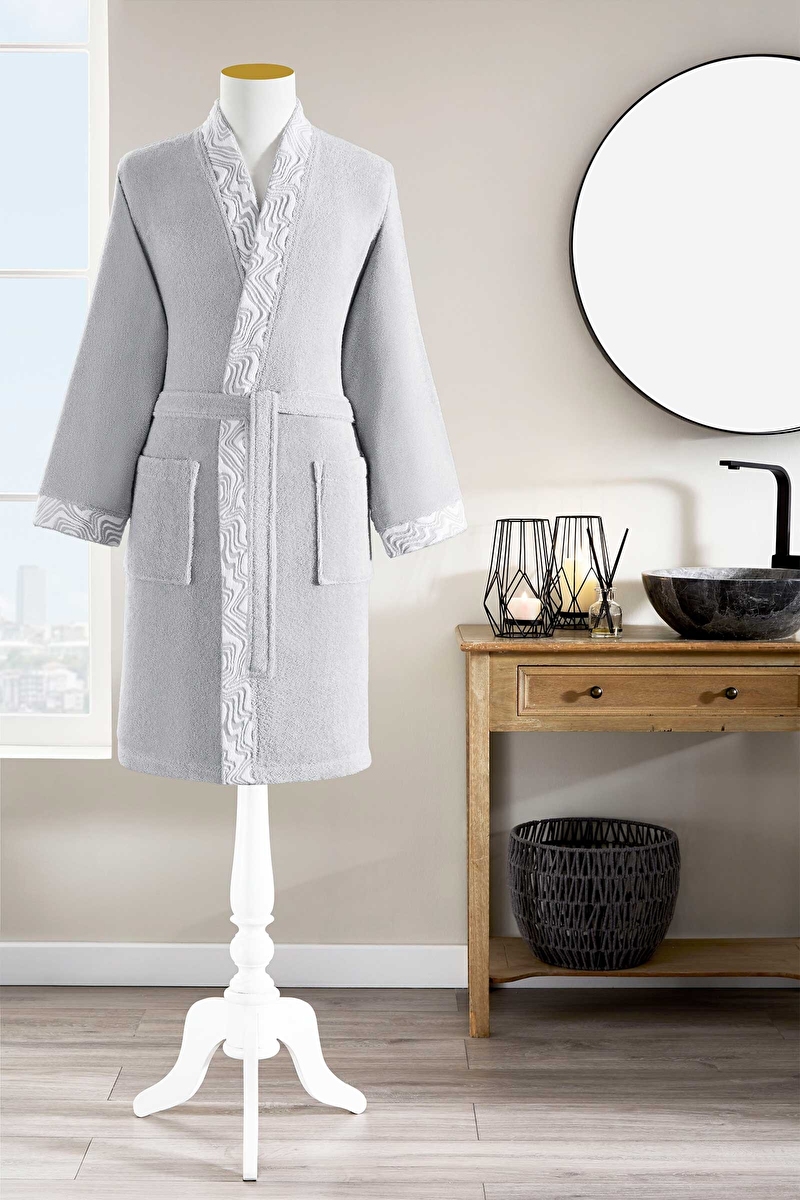 Özdilek Ondes Nakışlı Kimono Bornoz
