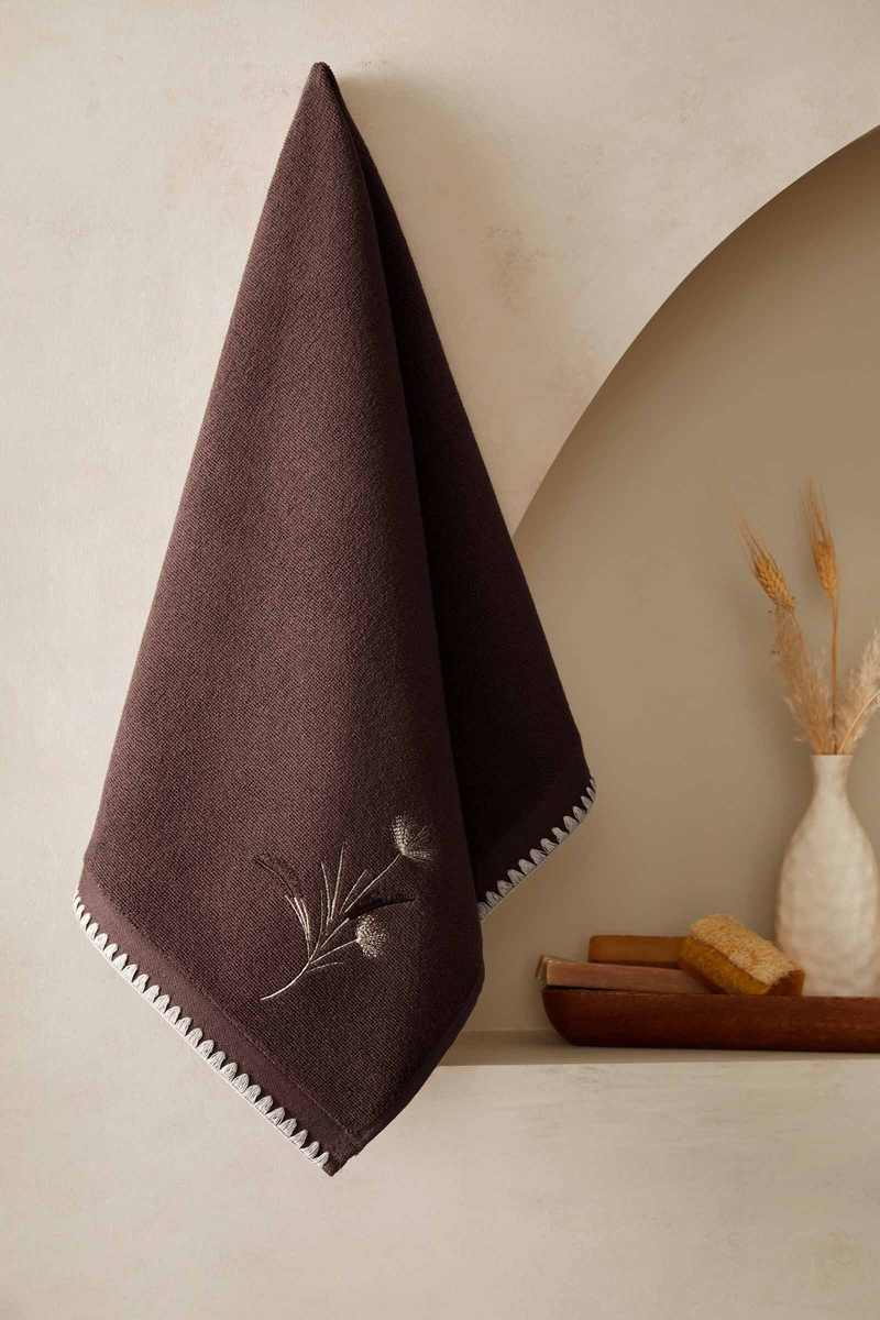 Özdilek Pampas Nakışlı El ve Yüz Havlusu 50x90 cm