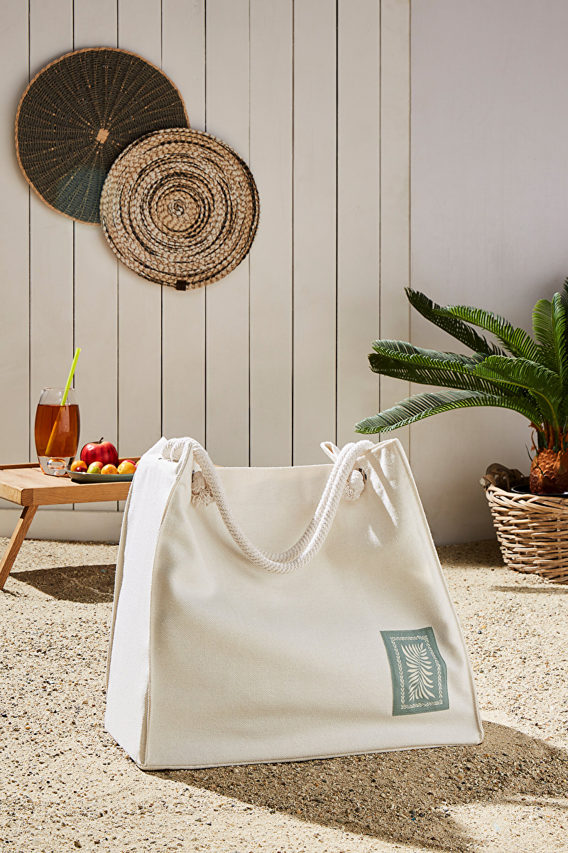 Özdilek Boho Leaf Plaj Çantası
