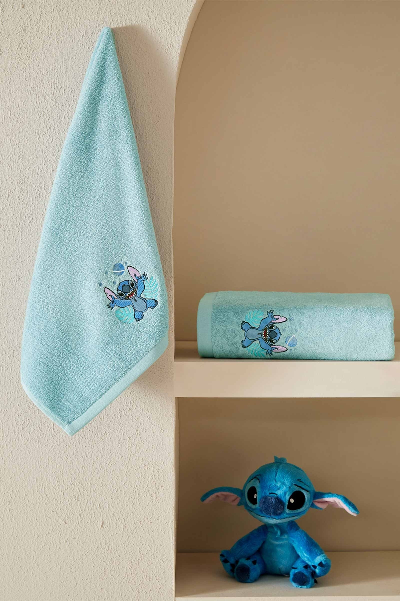 Özdilek Stitch Disney Lisanslı 2'Li Havlu Set