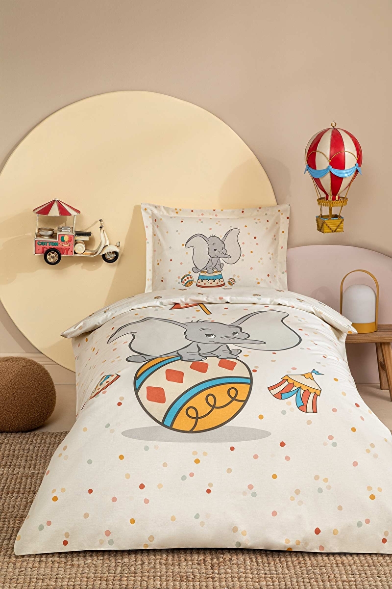 Özdilek Dumbo Circus Disney Lisanslı Bebek Nevresim Takımı