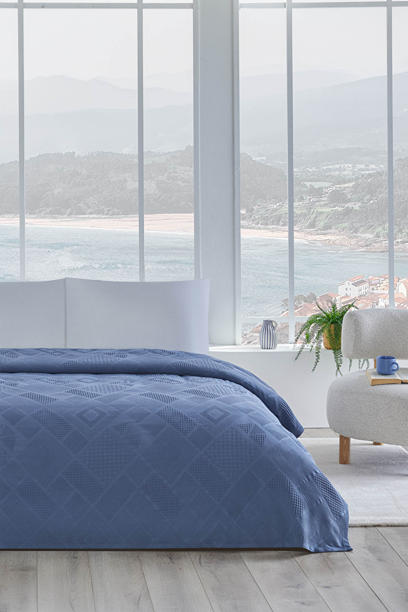 Floretta Waffle Patch Çift Kişilik Pike Takımı