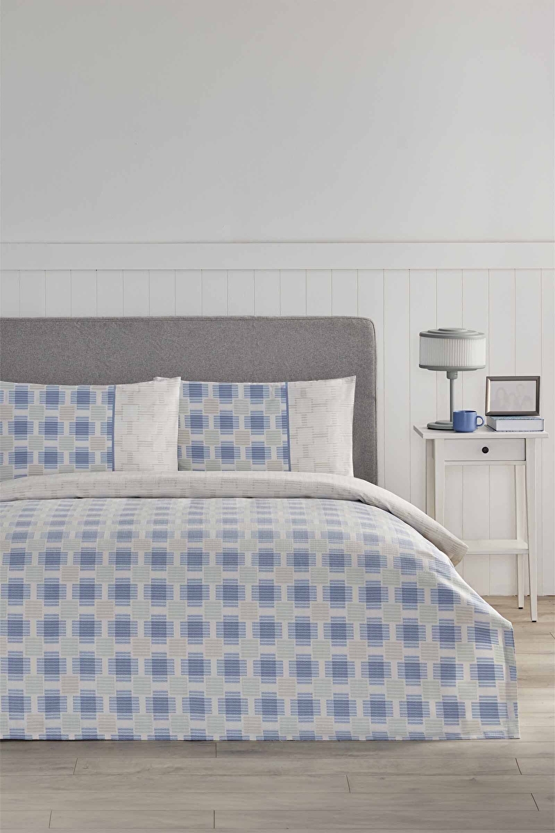 Floretta Tartan Tissue Çift Kişilik Pike Takımı