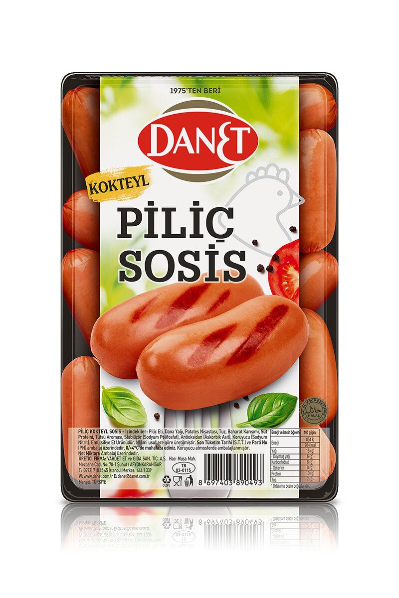 Danet Piliç Kokteyl Sosis 250 G