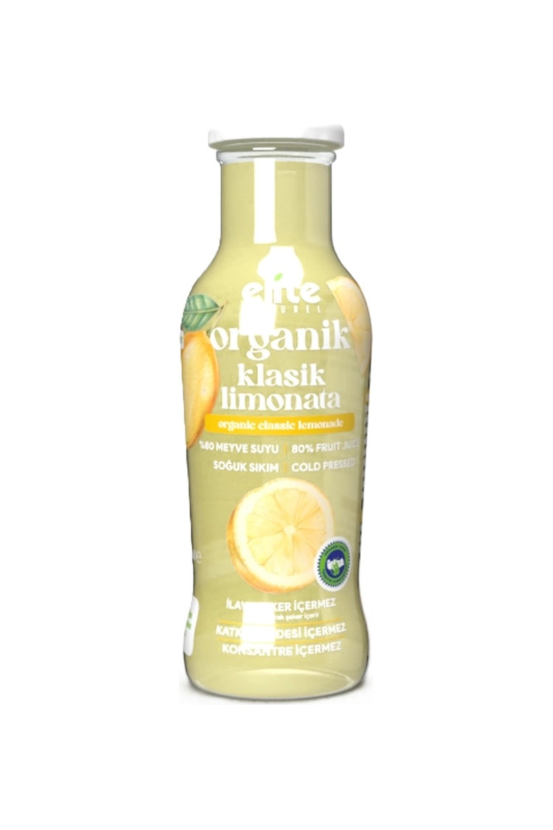 Elite Organik Limonata Cam 250 ml
