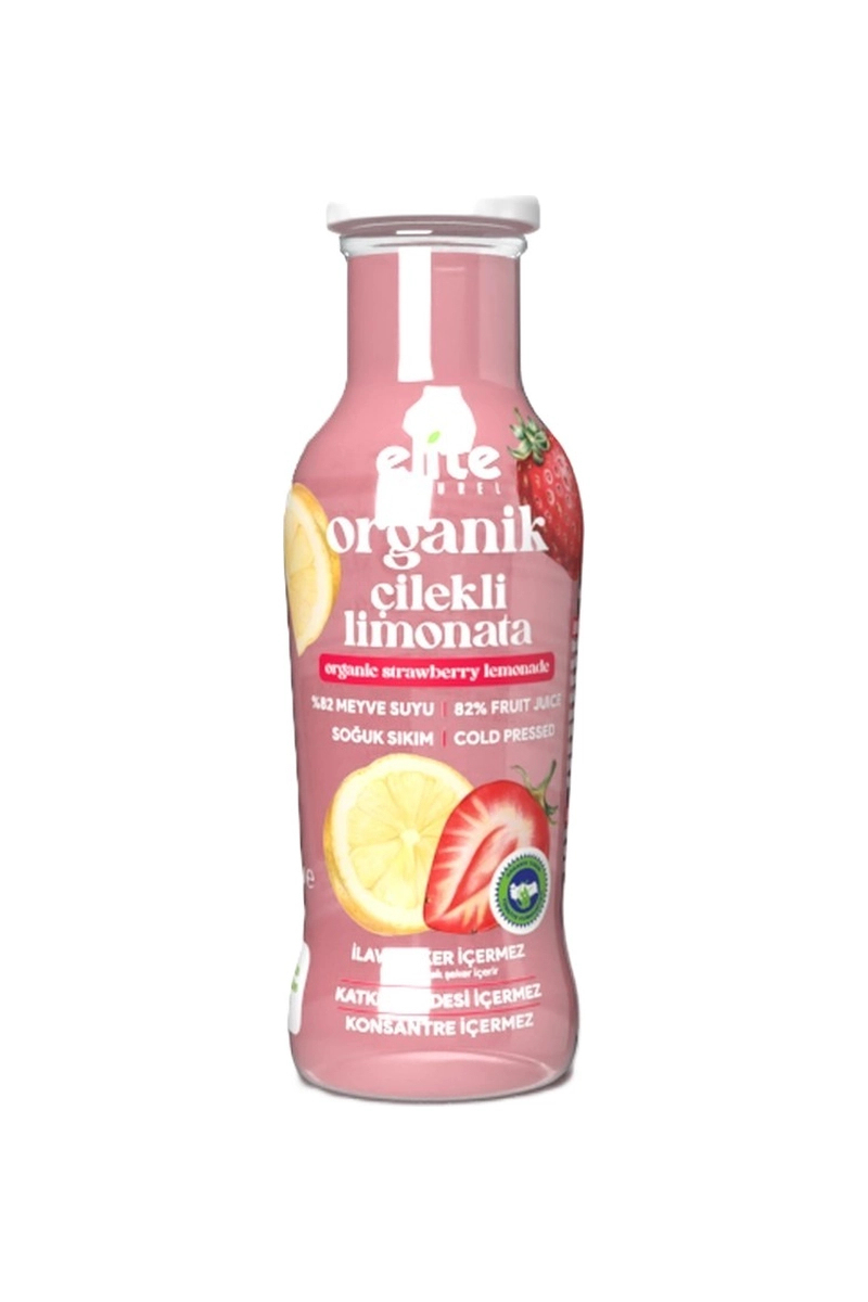 Elite Organik Çilekli Limonata 250 ml