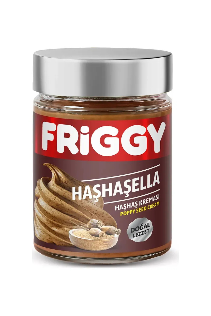 Friggy Haşhaşella Krema Cam 320 G