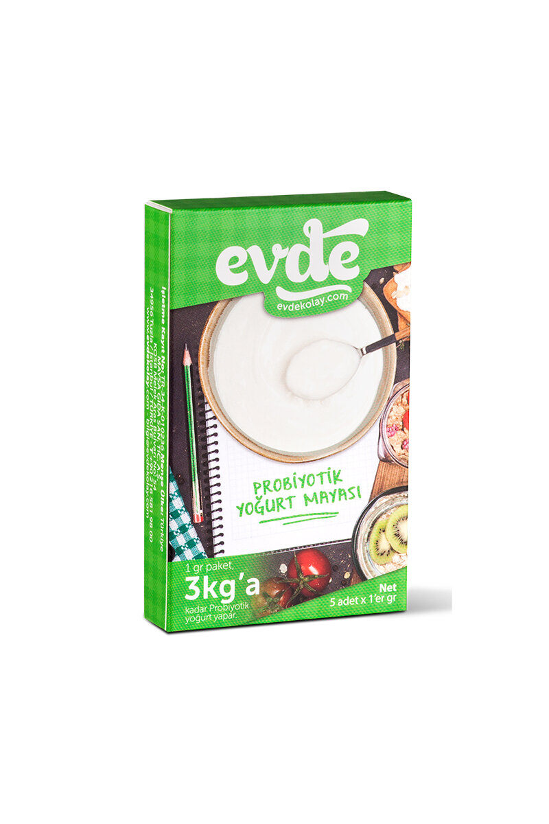 Evde Probiyotik Yoğurt Mayası 5x1 G