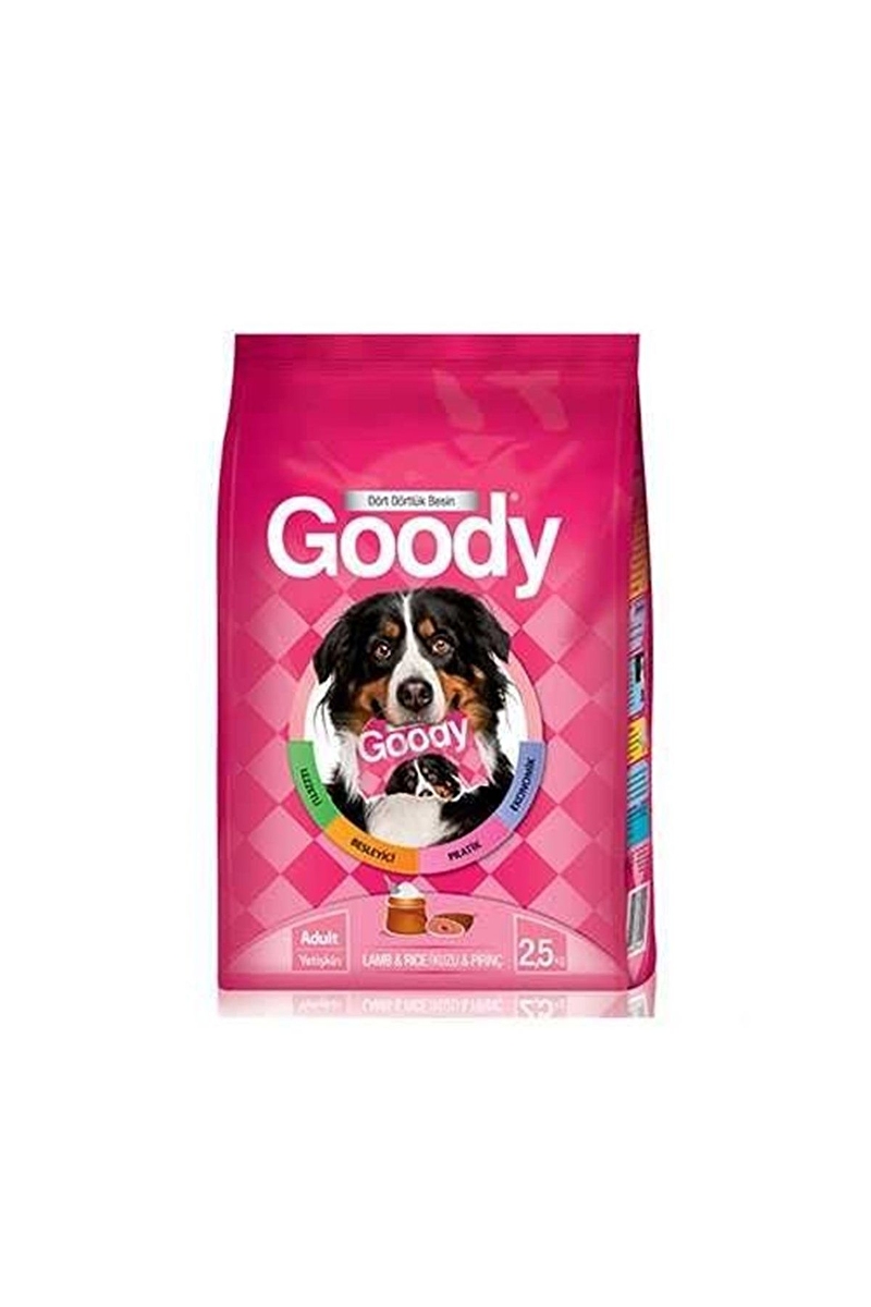 Goody Kuzu Etli Ve Pirinçli Yetişkin Köpek Maması 2.5Kg