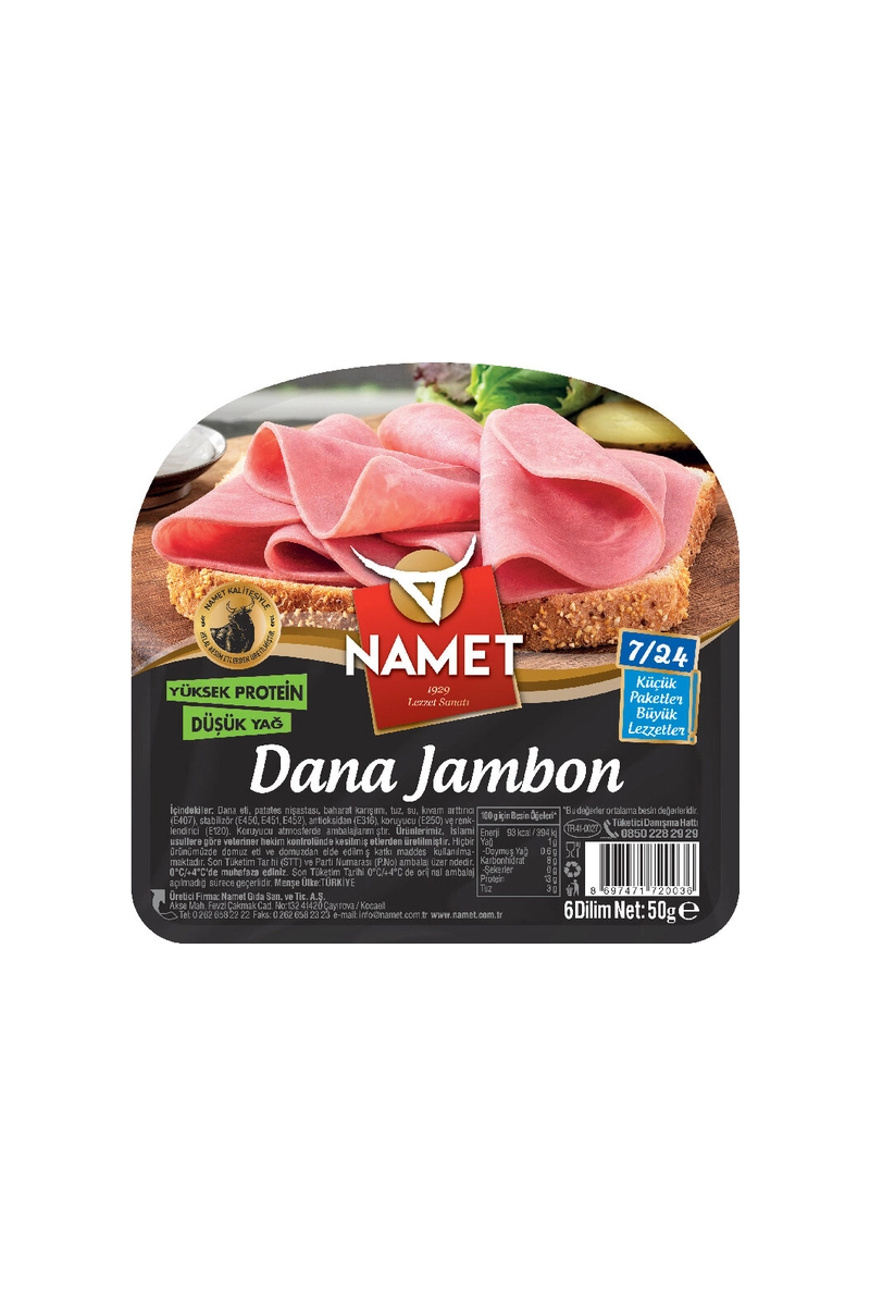 Namet 7/24 Dana Jambon 50 G