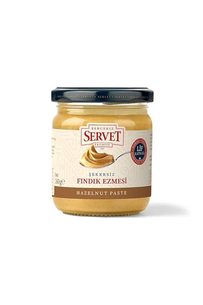 Servet Şekersiz Fındık Ezmesi 200g