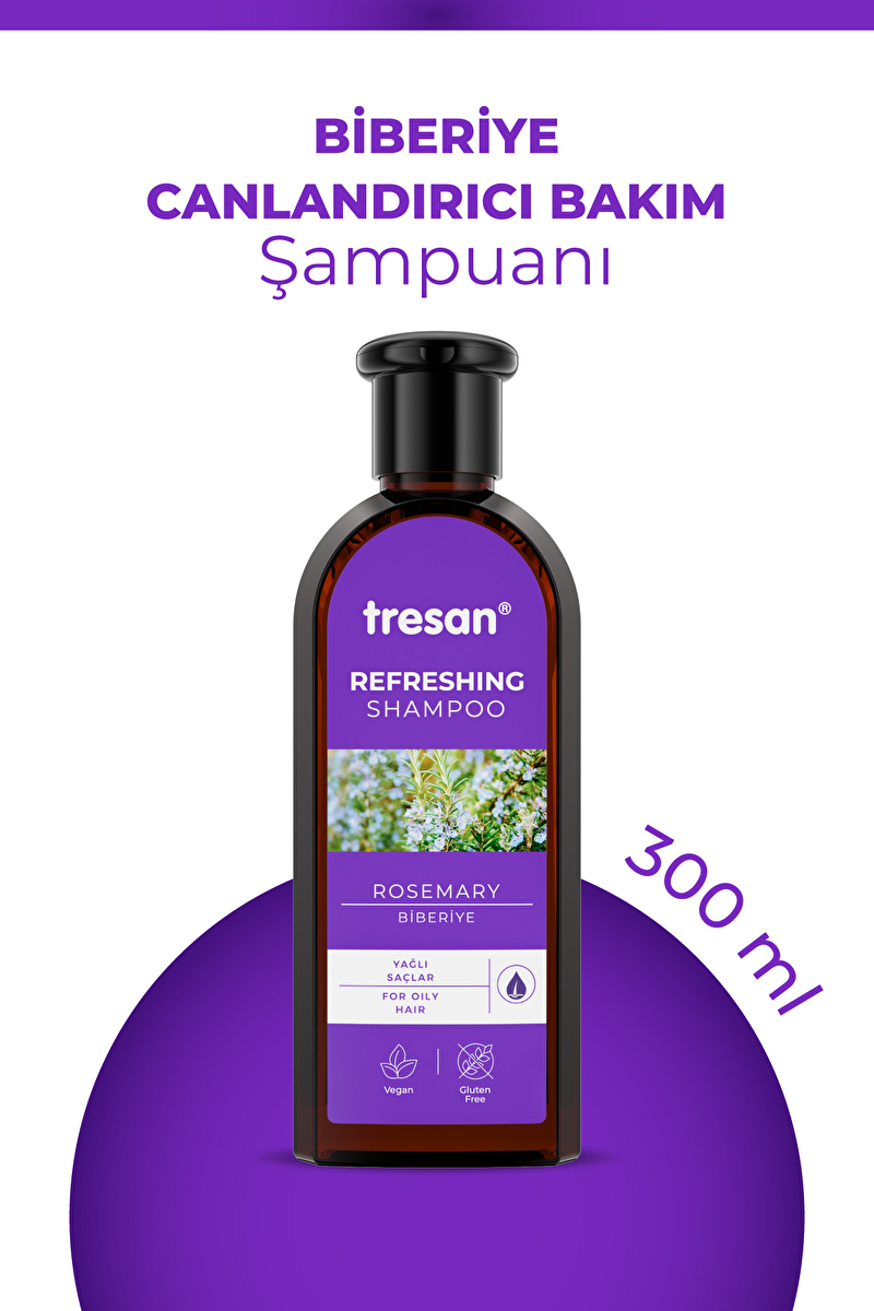 Tresan Şampuan 300 ml Biberiye Canlandırıcı Bakım