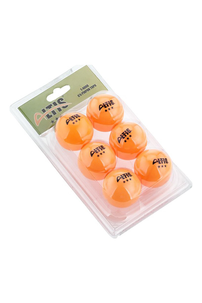 Altis T4000 Pingpong Topu Turuncu 6Lı