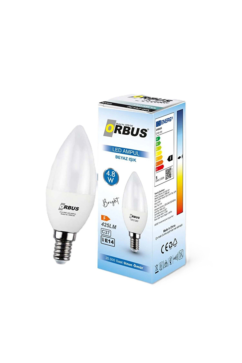 Orbus Led Ampul 4.8 W Beyaz
