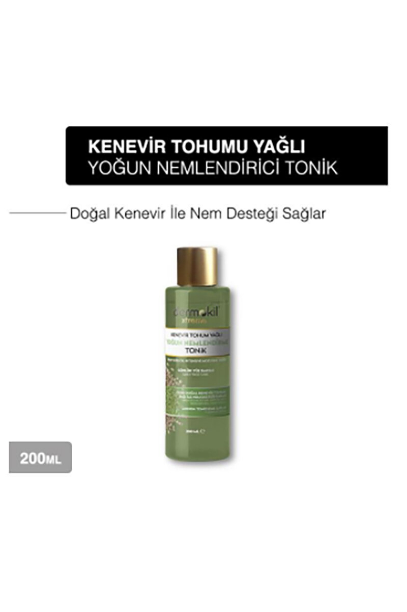 Dermokil Yoğun Nemlendirme Tonik Kenevir Tohumu Yağı 200ML