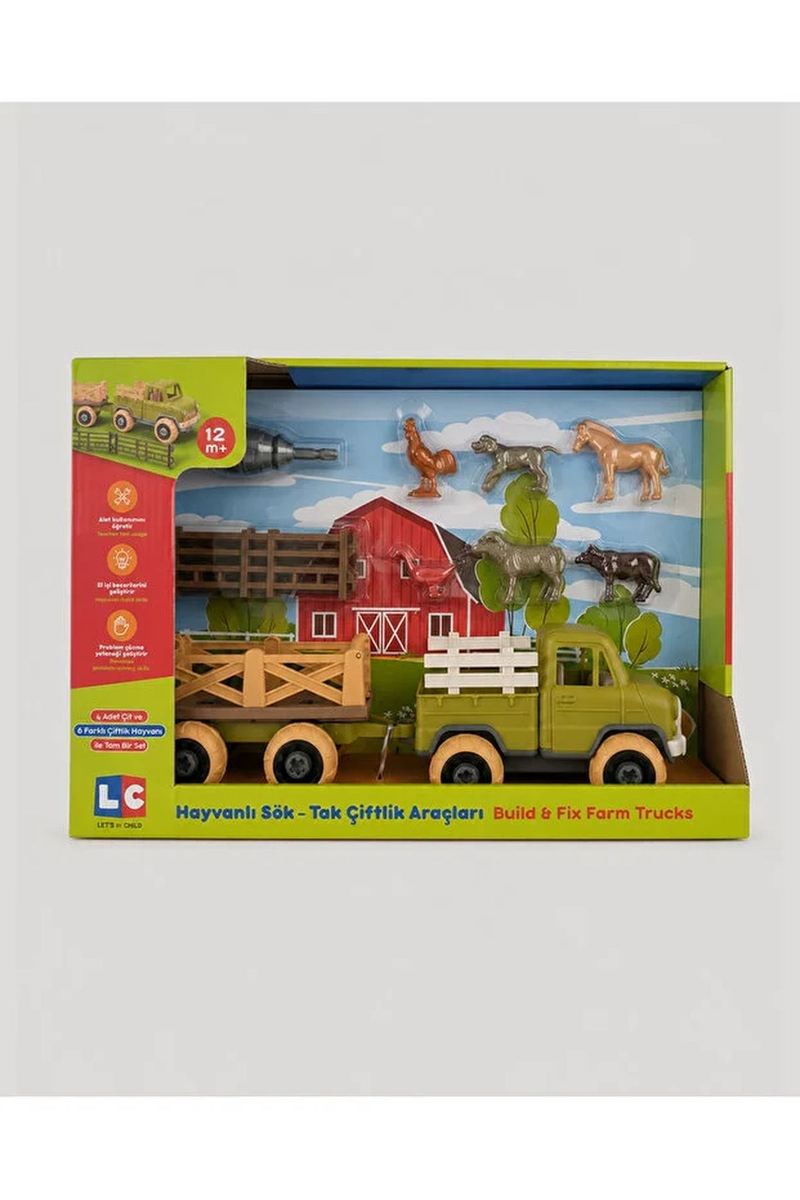 Let's Be Child Sök Tak Çiftlik Araçları Kamyonu 31290