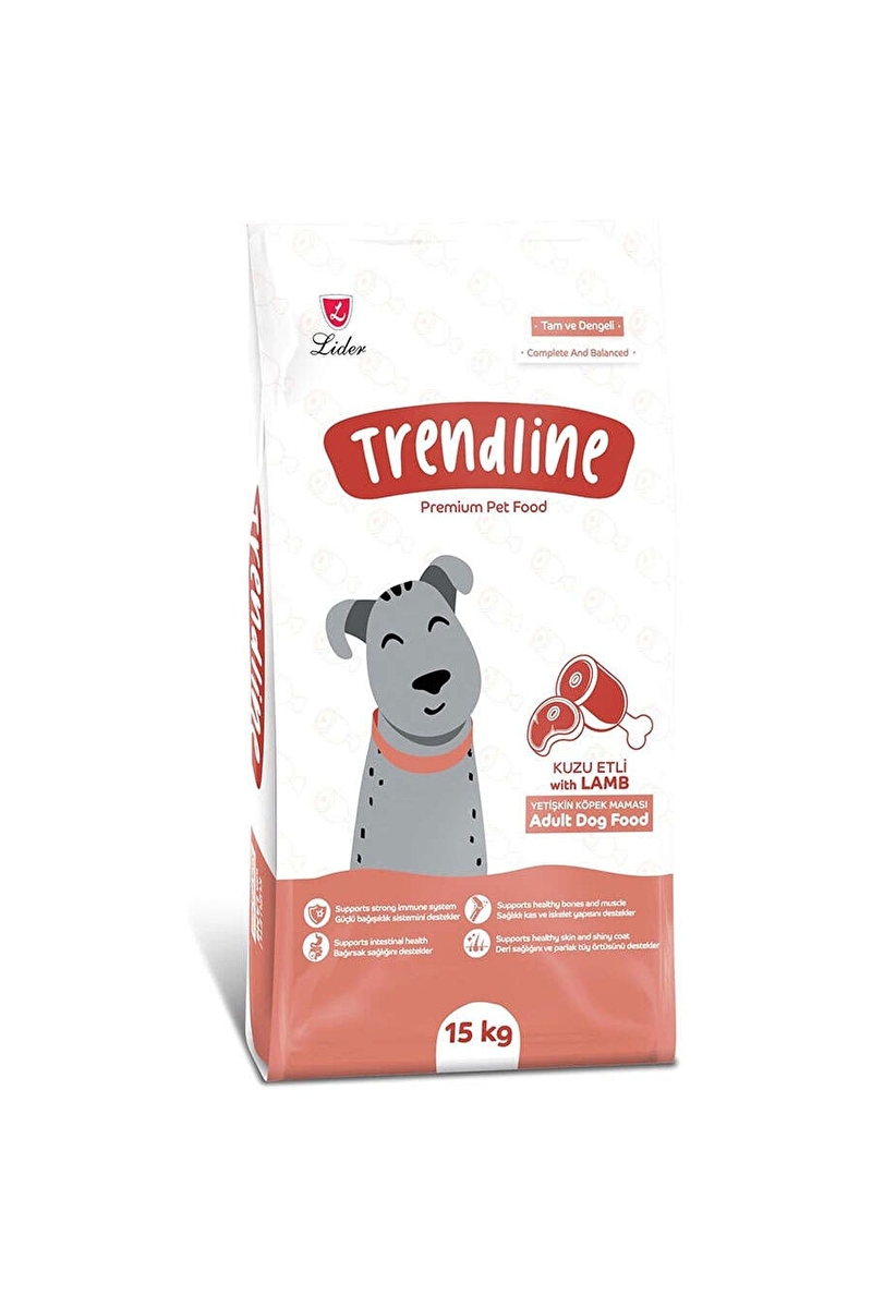 Trendline Kuzu Etli Yetişkin Köpek Maması 15kg