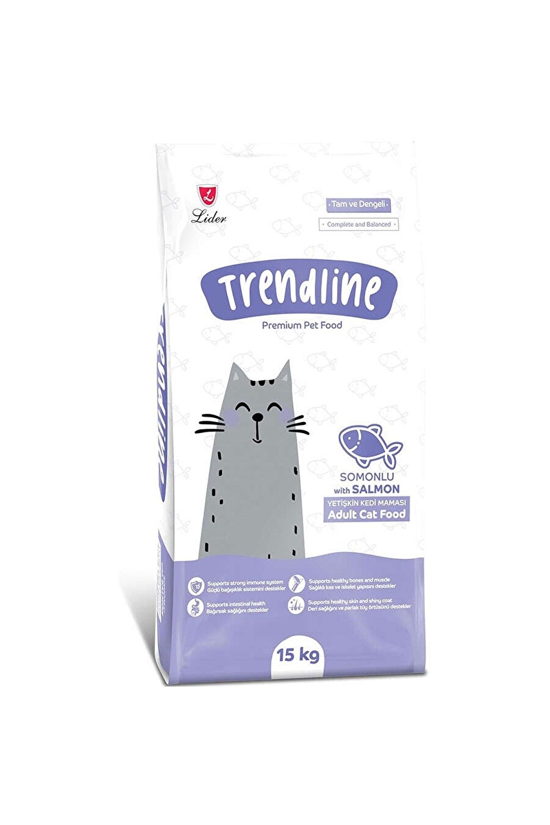 Trendline Somonlu Yetişkin Kedi Maması 15kg