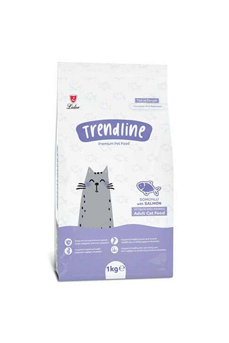 Trendline Somonlu Yetişkin Kedi Maması 1kg