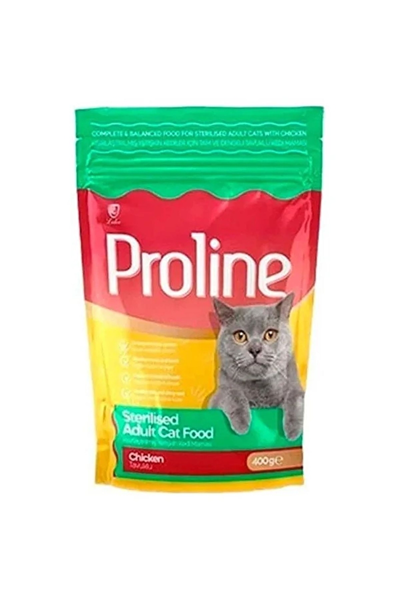 Proline Tavuklu Kısırlaştırılmış Yetişkin Kedi Maması 400g